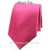 New Boys Kids Solid Color Hot Pink Necktie Neck Tie