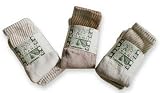 Regular Crew Organic Cotton Socks - Cream, Large