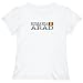 T-Shirt Woman White Elegant Flag 