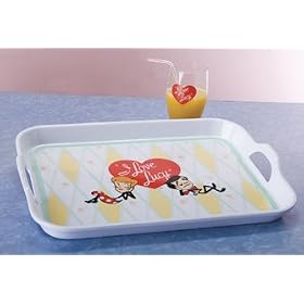 I Love Lucy Stick Figure Tray **