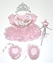Pink Princess Outfit fits most 12" Snuggl'ems, most Webkinz and 8" - 10" Make Your Own Stuffed Animals