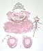 Pink Princess Outfit fits most 12