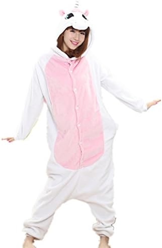 Wanon Unisex Onesies One Pieces Homewear Kigurumi Sleepsuit Pajamas Unicorn XL