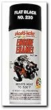 Plastikote Engine Enamel 12 oz. can Flat Black