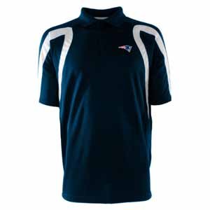 NFL Men's New England Patriots Point Desert Dry Polo Shirt (Navy/White, XXX-Large) On Sale