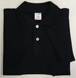 Fruit of the Loom lightweight polo shirt Black Large