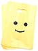 Smile! Yellow Favor Bags, Super Strong 24 Pack, 9 x 6 inch