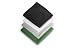 MONSTER CLNCTH AB-4 Micro Clean Cloth Kit with Counter Top Display (Green, Black, White, Silver)