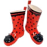 Kidorable Ladybug Rain Boots - Size 6
