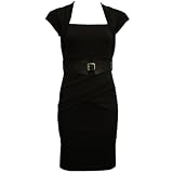 BOLERO OFFICE PENCIL BODYCON FORMAL BLACK DRESS