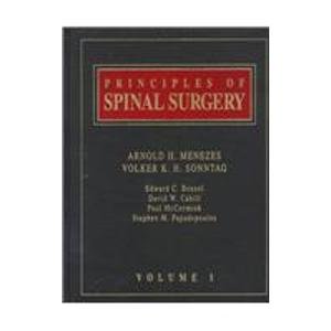 principles of spinal surgery 2 volume set
