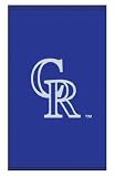 Roller & Solar Shades MLB Colorado Rockies Cap Logo - Blue Backg