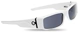 Spy Hielo Men's Sunglasses - White Shiny Frame - Grey Lens