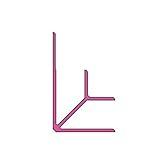 創建　ビニール　各種カラー　カラージョイナー　出隅　入隅　カラー入隅9　2.73ｍ（商品コード：35027/色木目調)
