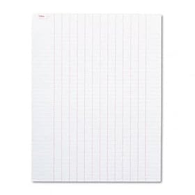 TOPS 3616 - Data Pad w/Plain Column Headings, 8-1/2 x 11, White, 50 Sheets/Pad-TOP3616