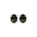 0.75 Carat Genuine Green Tourmaline Sterling Silver Stud Earrings