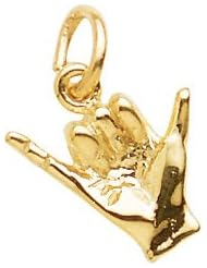 Rembrandt Charms Hang Loose Charm, 10K Yellow Gold