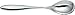 Alessi Mami 6-3/4-Inch Dessert Spoon, 18/10 Stainless Steel Mirror Polish, Set of 6