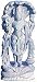 ShalinCraft Collectible-Figurines Hindu Religious Statue Stone Carving Lord Vishnu 2.5 inches 1.75" x 5.25" x Weight 0.55 Kg