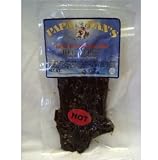 Hot Beef Jerky by Papa Dan's has the real backyard barbecue flavor with just the right amount of hot peppers to spice it up. 8 oz. (1/2lb) vacuum packed bag for extended shelf life. Made in USA
