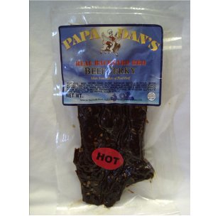 Hot Beef Jerky by Papa Dan's has the real backyard barbecue flavor with just the right... by Dried Beef