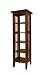Mission Style 5 Shelf Media Storage Tower in Cherry Finish