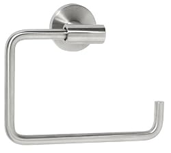 Amerock BH26541-SS Arrondi Collection Towel Ring, Stainless Steel