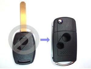 FOR Honda ACCORD CR-V FIT CIVIC PILOT 2 Buttons Flip Remote Entry Key Shell Case No chips Inside