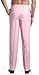 CONCITOR Men's Dress Pants Trousers Flat Front Slacks PINK