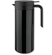 Isosteel Tableline VA-9336K Vakuum-Isolierkanne 1,0 L aus 18/8 Edelstahl schwarz beschichtet mit Quickstop-Einhandausgie�system u. gro�er Einf�ll�ffnung