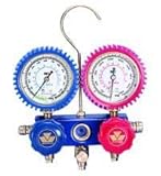 R134a Four-Way Manifold Gauge Set w/ 72 In Hoses - 90 Degree Coupler R134a Four-Way Manifold Gauge Set w/ 72 In Hoses - 90 Degree Coupler