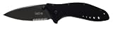 Kershaw Cyclone Serrated Black Blade Knife