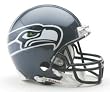Seattle Seahawks Replica Mini Helmet w/ Z2B Face Mask - Football Sports Merchandise