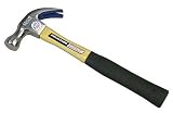Vaughan FS16 16-Ounce Full Octagon Curved Claw Hammer, Full Polished Head, Fiberglass Handle, 13-Inch Long.