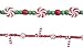 Santa's Best Imports-kne 580715000AC Wood Novelty Garland (Pack of 12)