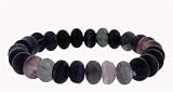 10mm Rondell Bracelet - Fluorite