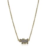 nOir Keith Haring Dog Necklace