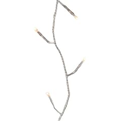 Ambientehome 51018 Lichterkette f�r Innen und Au�en mit 48 LED-Lichtern und Zeitschaltuhr, Warmwei�