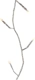 Ambientehome 51018 Lichterkette f�r Innen und Au�en mit 48 LED-Lichtern und Zeitschaltuhr, Warmwei�