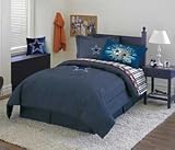 Dallas Cowboys Blue Denim Comforter And Sheet Set Combo