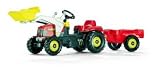 Review Rolly 02 312 7 / Rolly Kid Tractor with Frontloader & Trailer - Red
