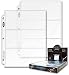 20 (Twenty Pages) - BCW Pro 3-Pocket Currency Storage Page - Dollar Bill & Currency Collecting Supplies