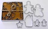 Gingerbread Cookie Cutter Set - 6 pcs