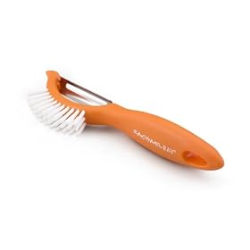 Rachael Ray Nylon Tools 3-in-1 Vegetable Peeler, Orange