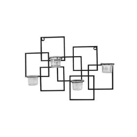 Metal Grid Sconce