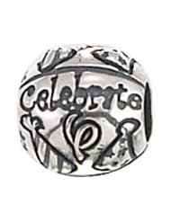 Sterling Silver Celebrate Zable Bead Charm BZ19.9932