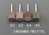 エスコ 25x25mm/#220軸付ホイール EA819AY-43