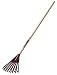 Ames True Temper True Temper Clog-Free 8-Inch Poly Shrub Rake with 42-Inch Handle #1904400
