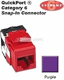 61110-BP6 Leviton QuickPort Category 6 Connectors