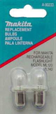 Makita Replacement Bulbs - 12 Volt and 14.4 Volt, Model# A-90233